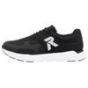 Slip-On Sneaker RIEKER SPORT "Preston", Herren, Gr. 43, schwarz laufsohle weiß, Nubuklederimitat, Textil, sportlich, Schuhe, Running-Sneaker aus der neuen Christoph Kramer Kollektion