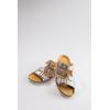 Pantolette ANISTON SHOES, Damen, Gr. 41, silber, rose, metallic, Lederimitat, metallic, modisch, Schuhe, Sommerschuh, Strandschuh, Urlaubschuh, Metallic - NEUE KOLLEKTION