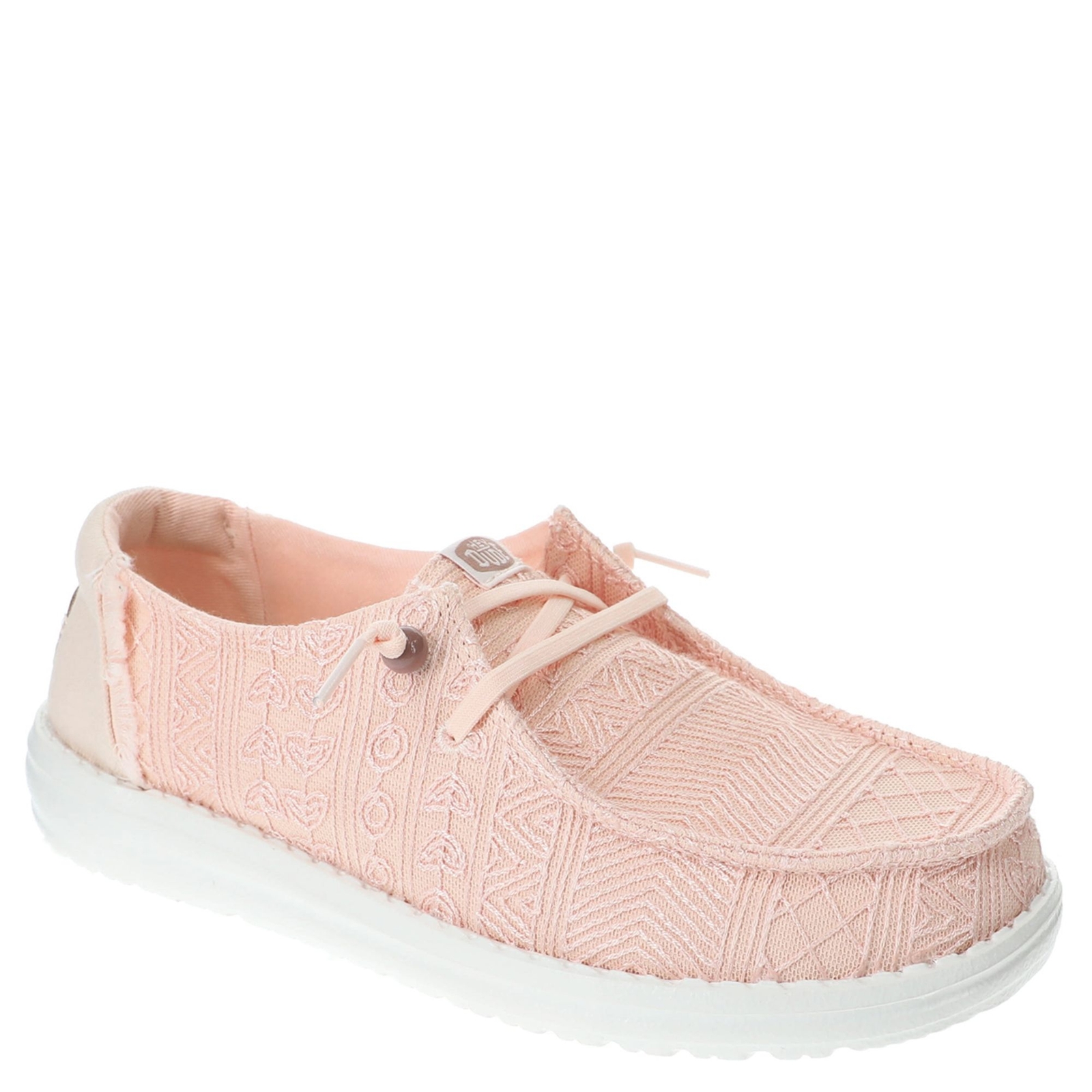 Hey Dude Wendy Crochet Lace - Womens 6 Pink Slip On Medium