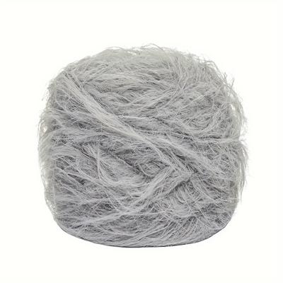 "TEMU Luxurious Mink Fur Yarn, 50g - 1.57" Long For Bags, Pendants, Scarves & Handkerchiefs - Soft Polyester" Image