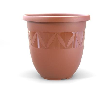 Blumentopf 27 cm Durchmesser in Terrakotta Image