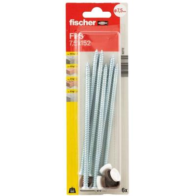 Fischer - 532747 Fensterrahmenschraube ffs 7,5x152, TX30, 6 Stk Image