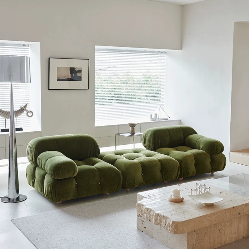 Chameleon Mario Stoffsofa, Kombination aus kleine Wohnung, Internet-Berühmtheit, einfach und modern, Wohnzimmer, antikes Modulsofa