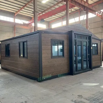 Customized Double-winged Folding House Garden Rooms Portable House Container Tiny Homes Prefab