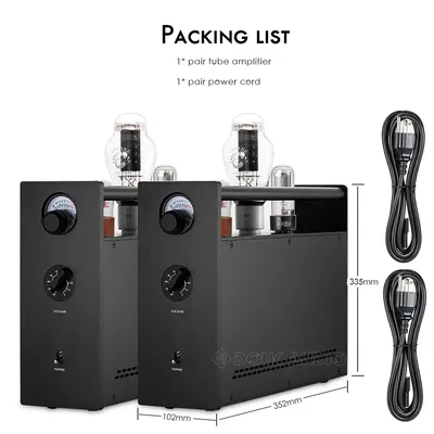 Neues Produkt 300B (1 Paar) links/rechts Kanal Zweikanal-Röhre HIFI-Stereo-Leistungsverstärker, Image
