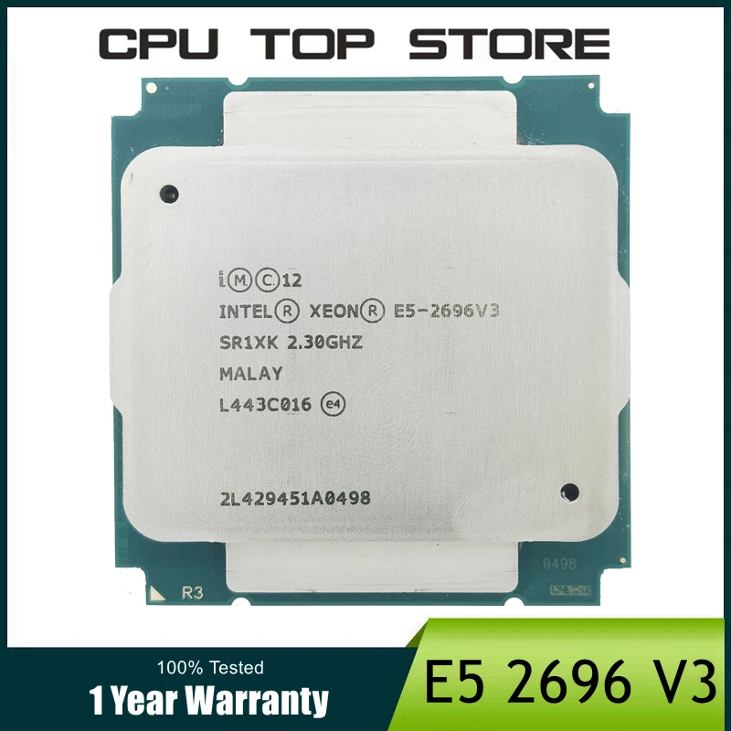 Intel Xeon Prozessor E5 2696 V3 2,3 GHz 18 Kerne 135 W 2696V3 CPU LGA 2011-3 Prozessor Image