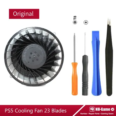 Mit Tools Interner Lüfter für PS5-Konsole 12047GA-12M-WB-01, 23 Flügel, Kühlerlüfter für PS5-Host, Image