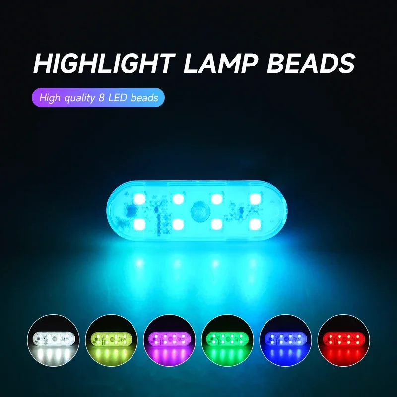 LED Auto Mini Touch Licht USB Lade Tragbare Auto Dach Decke Lesen Nacht Lampe Drahtlose Magnetische Dekoration Ambinet Licht
