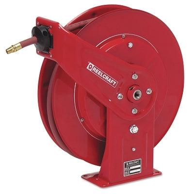 Reelcraft Heavy Duty Spring Retractable Hose Reels, 3/8 in x 50 ft (523-7650OLP) Each