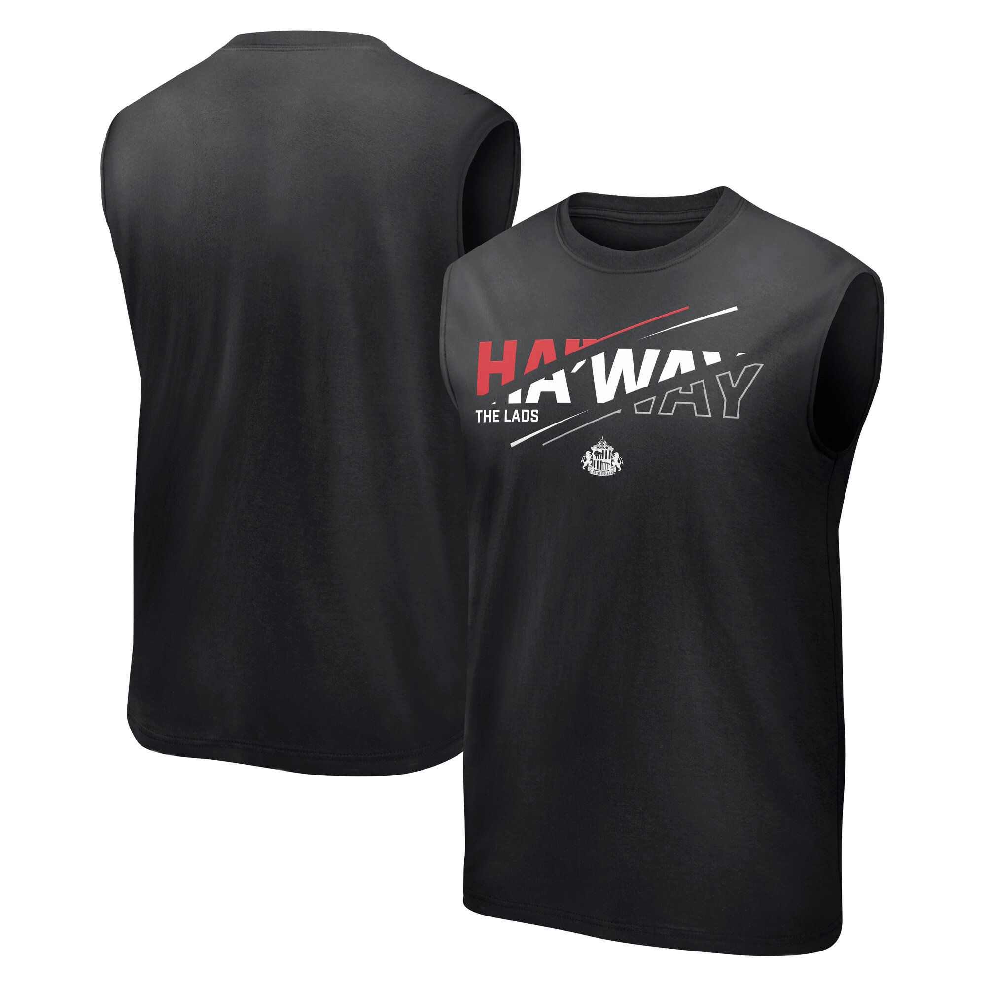 Sunderland Ha'way Grafik-Tanktop – Schwarz – Herren Image