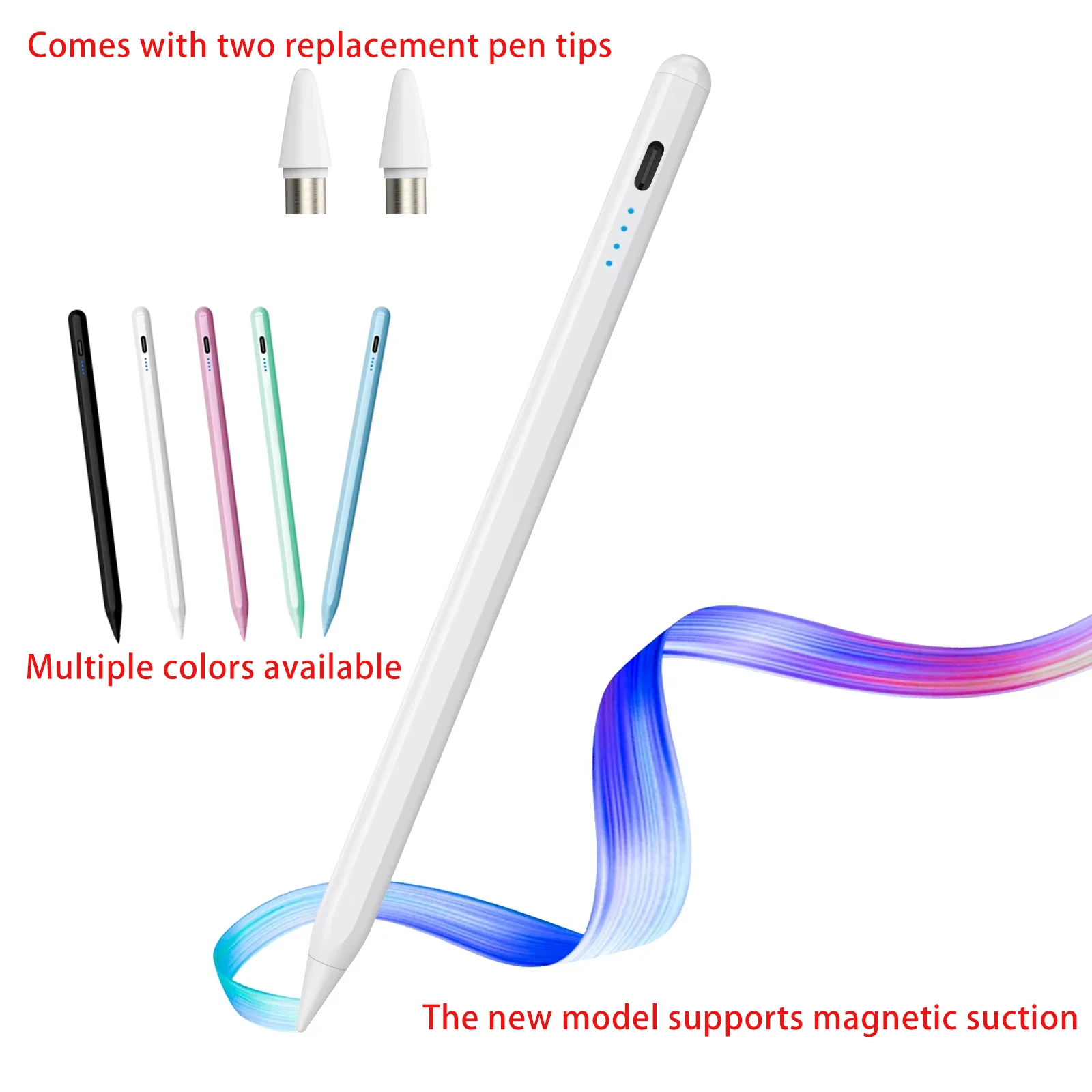 2026 NUOVA Penna Stilo Universale Per Android IOS Touch Screen Capacitivo Penna Per iPad Per Huawei Xiaomi Samsung Tablet StyluPen