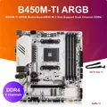 Scheda madre ARGB M-ATX Classic AMD B450 4 Memoria DDR4 Scheda madre AM4 M.2 NVME (supporta CPU Ryzen 5500 5600 5600G) Completamente nuova