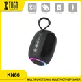 XTUGA KN66 LED Altoparlante wireless esterno Altoparlante Bluetooth portatile Home Desktop Subwoofer Radio Supporta scheda TF USB AUX