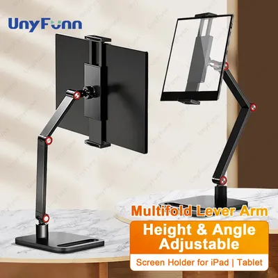 Portable Monitor Holder Expandable Adjustable Laptop Gaming Desktop Clamp Stand Phone External