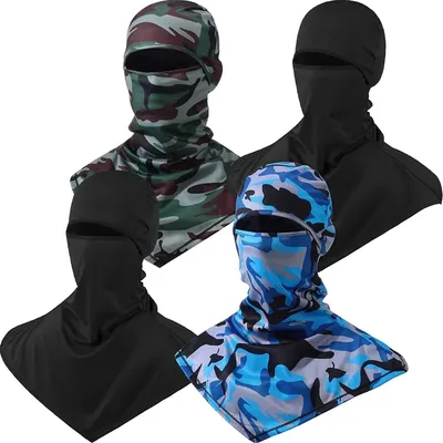 Sun/UV Protection Neck Covers Snowboarding Cycling Helmet Fishing Men Women Mesh Face Cover