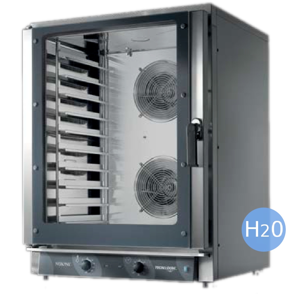 Konvektionsofen Tecnodom FEM10NEMIDVH2O - 10 Pfannen GN1/1 oder 60x40 cm - Elektromechanisch Image