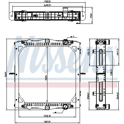 NISSENS Universal ohne Dichtung für DAF 1707612 606775 Image