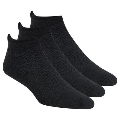 Skechers 3 Pack Women's Performance Low Cut Textured Socks | Size Medium | Black | EVA Foam