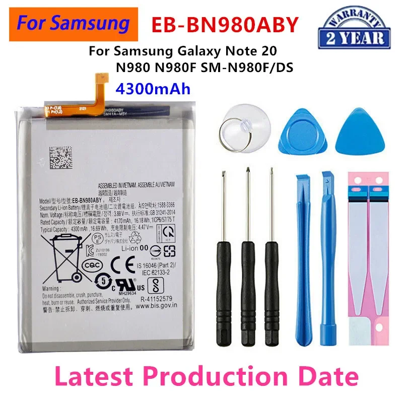 Brandneuer EB-BN980ABY 4300 mAh Ersatzakku für Samsung Galaxy Note 20 N980 N980F SM-N980F/DS Akkus Image