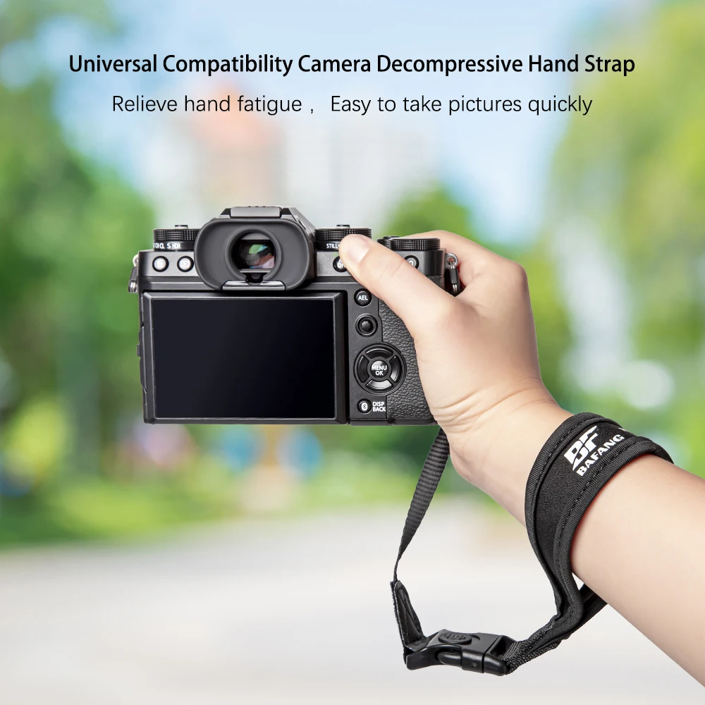 Kamera-Armband, leichte Kamera-Handschlaufe, Schnellverschluss, sichere Kamera-Tragegurt für Canon/Nikon/Sony Fujifilm DSLR-Kamera Image