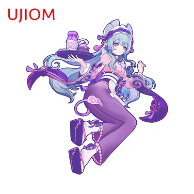 UJIOM Schöne Mizuki Genshin Impact Wandaufkleber Amuisng Skateboard Surfbrett Aufkleber Image