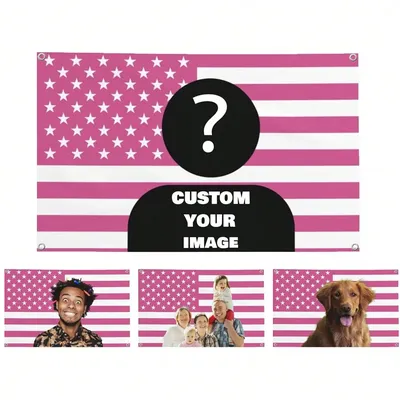 1pc Custom Flag Personalized Flags Custom Outdoor Flag Add Your Own Image/Text Home Indoor Outdoor