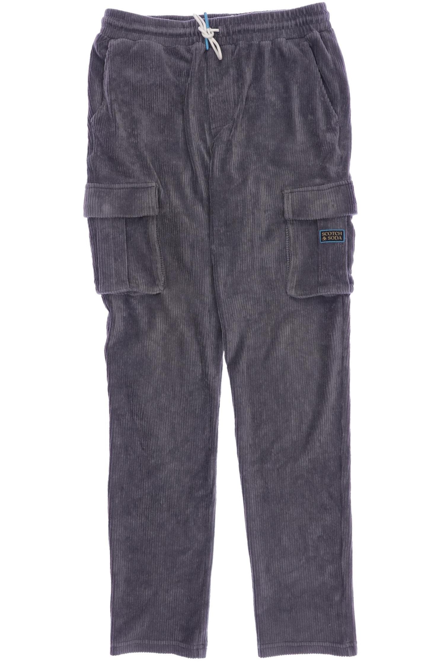 Scotch & Soda Jungen Stoffhose, Gr. 164, grau, Baumwolle, Synthetik Image