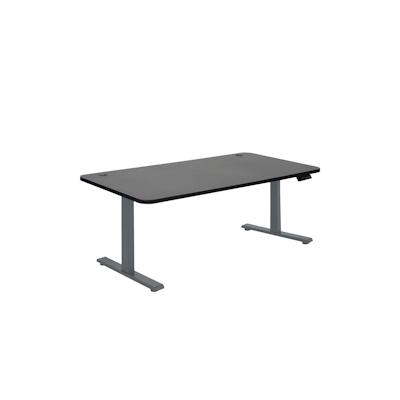 Mendler Schreibtisch HWC-D40, Computertisch, elektrisch höhenverstellbar 160x80cm 53kg ~ schwarz, anthrazit-grau Image