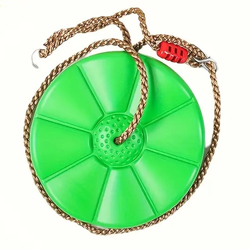 1 achteckiger Blütenblatt-Hängesessel, verdickter Scheibensitztyp, geeignet für Kinderspielplätze im Innen- und Außenbereich, Sport Image