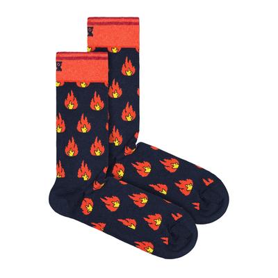Glückliche Socken - Neuheit Flammen Design Socken | Großes Geschenk - Flammen Image