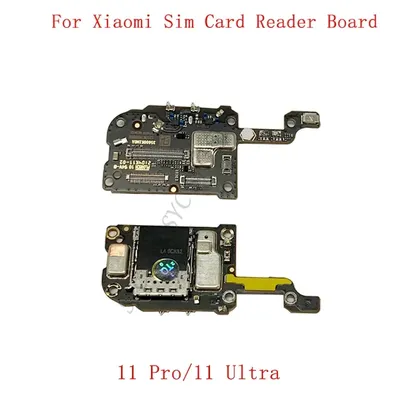 SIM Card Reader Board For Xiaomi Mi 11 Pro 11 Ultra Sim Card Reader Flex Cable Repair Parts