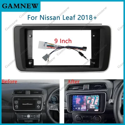 9 Inch Car Frame Fascia Adapter Decoder Android Radio Dash Fitting Panel Kit For Nissan Leaf 2018+