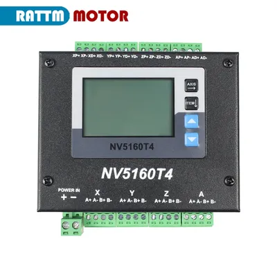 4 Axis Stepper Motor Driver NV5160T4 12-48VDC Max 6A For Pulse / Direction Control