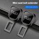 Auto Cintura di Sicurezza Clip di Estensione Spina di Sicurezza Auto Sedile di Sicurezza Fibbia di Blocco Per Fiat 500 500C 500S 500X Abarth Accessori Auto
