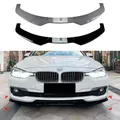 Per BMW Serie 3 F30 F31 Standard 2013-2019 Paraurti anteriore Splitter Lip Diffusore Spoiler Guard Deflettore Accessori Nero lucido