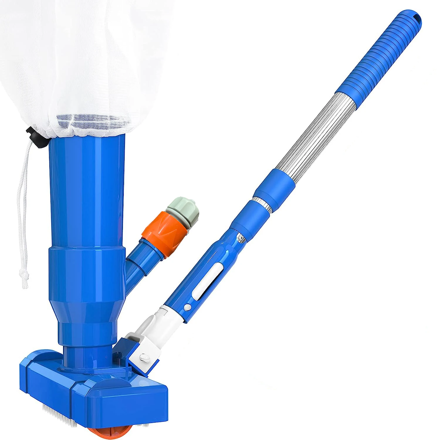 Aspirateur de piscine Portable 40 pouces, nettoyeur à Jet sous-marin pour piscine avec brosse