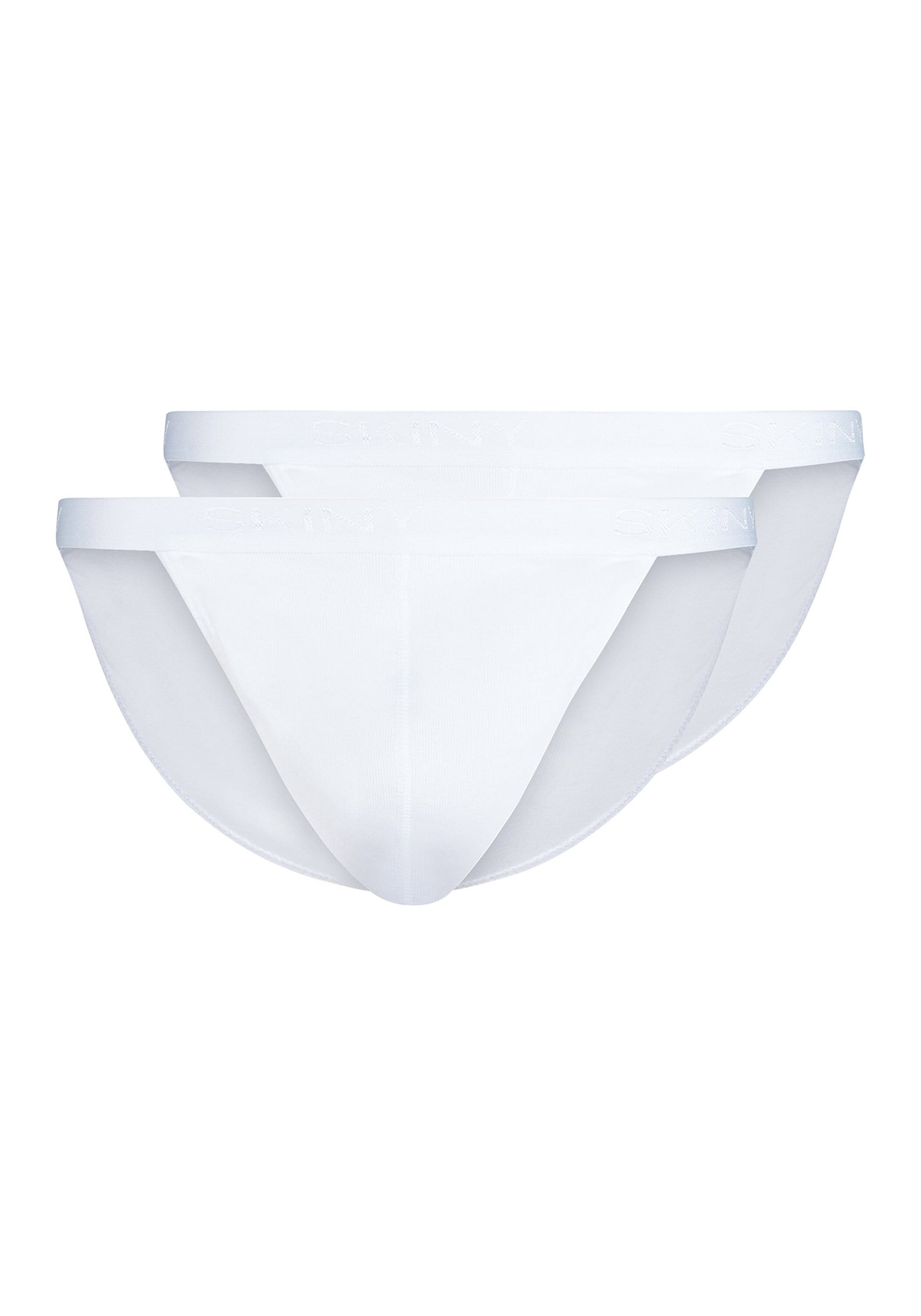 Slip SKINY "Slip 2er Pack", Herren, Gr. XXL, weiß, Obermaterial: 100% Baumwolle CO., Unterhosen Slip