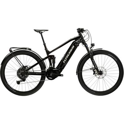 E-Bike KROSS "KROSS E-SUV Grist 1.0 29" schwarz" Gr. 43, schwarz, E-Bikes, 43cm, 29 Zoll (73,66cm), Pedelec, Elektrofahrrad für Damen und Herren