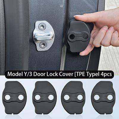TEMU For /3 New Version Of The Door Lock Cover Tpe Lock Protective Cover Decoration Modification Accessories Image