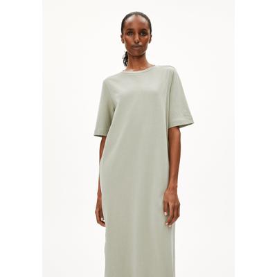 XELINAA | Heavyweight Jerseykleid aus recyceltem Baumwoll Mix - grün (L) Image