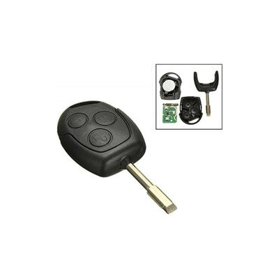 Ersandy - 1 Stück 3 Tasten 433 MHz Remote Entry Key fob für Ford/Mondeo/Fiesta/Focus/KA Transit