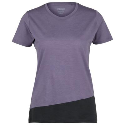 Stoic - Women's Merino155 LaholmSt. Colorblock T-Shirt - Merinoshirt Gr XS grau Image