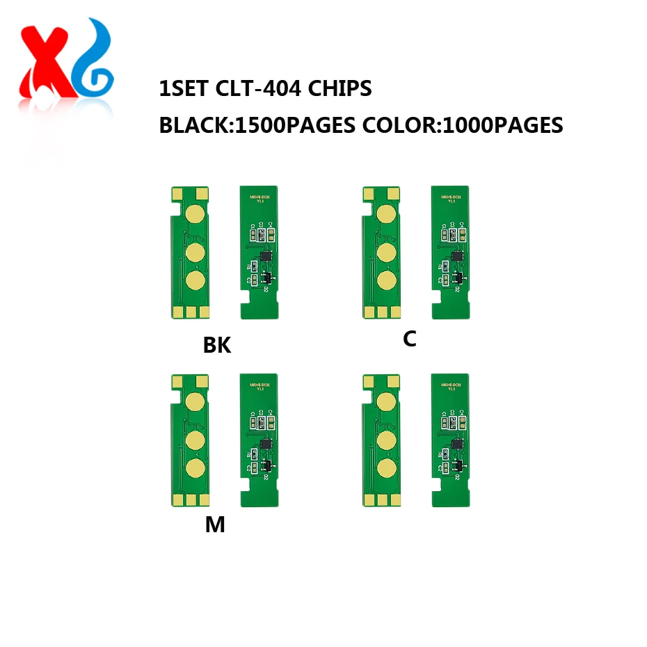 4PCS clt k404s clt-404s clt 404 Chips Für Samsung SL-C430W SL-C432W sl c433 SL-C480FW SL-C480W SL-C482FW SL-C483FW 1,5k 1k toner Image