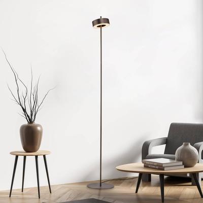 Q-Smart-Home Paul Neuhaus Smart-LED-Stehlampe Q-Rotate dunkelbraun 140 cm Q-Rotate, dimmbar, braun / rost, für Wohn- / Esszimmer, Aluminium, Modern, Smarte Stehlampe Image
