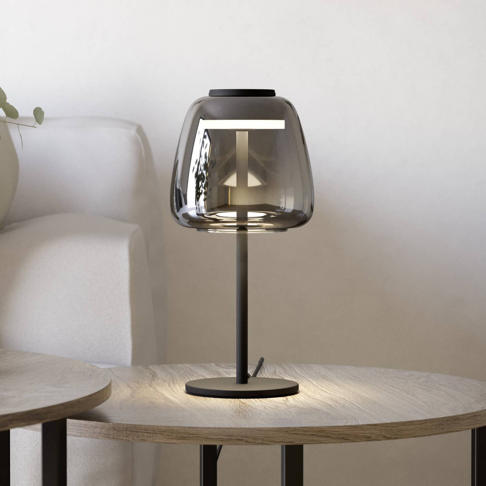 EGLO connect LED-Tischleuchte Alfero-Z, RGB, CCT, schwarz Connect dimmbar, schwarz, für Wohn- / Esszimmer, Metall, Modern, Tischlampe Smart