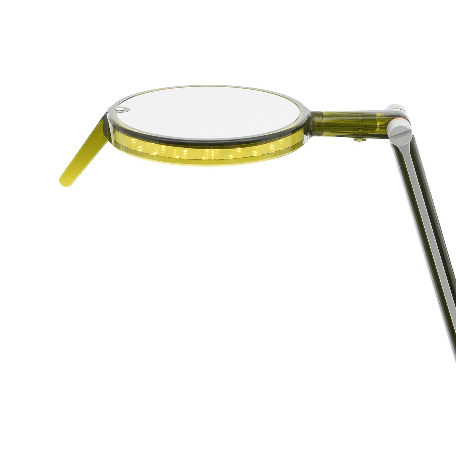 Kartell LED Schreibtischlampe Aledin Tec, grün, für Wohn- / Esszimmer, Kunststoff, Modern, LED Tischlampe