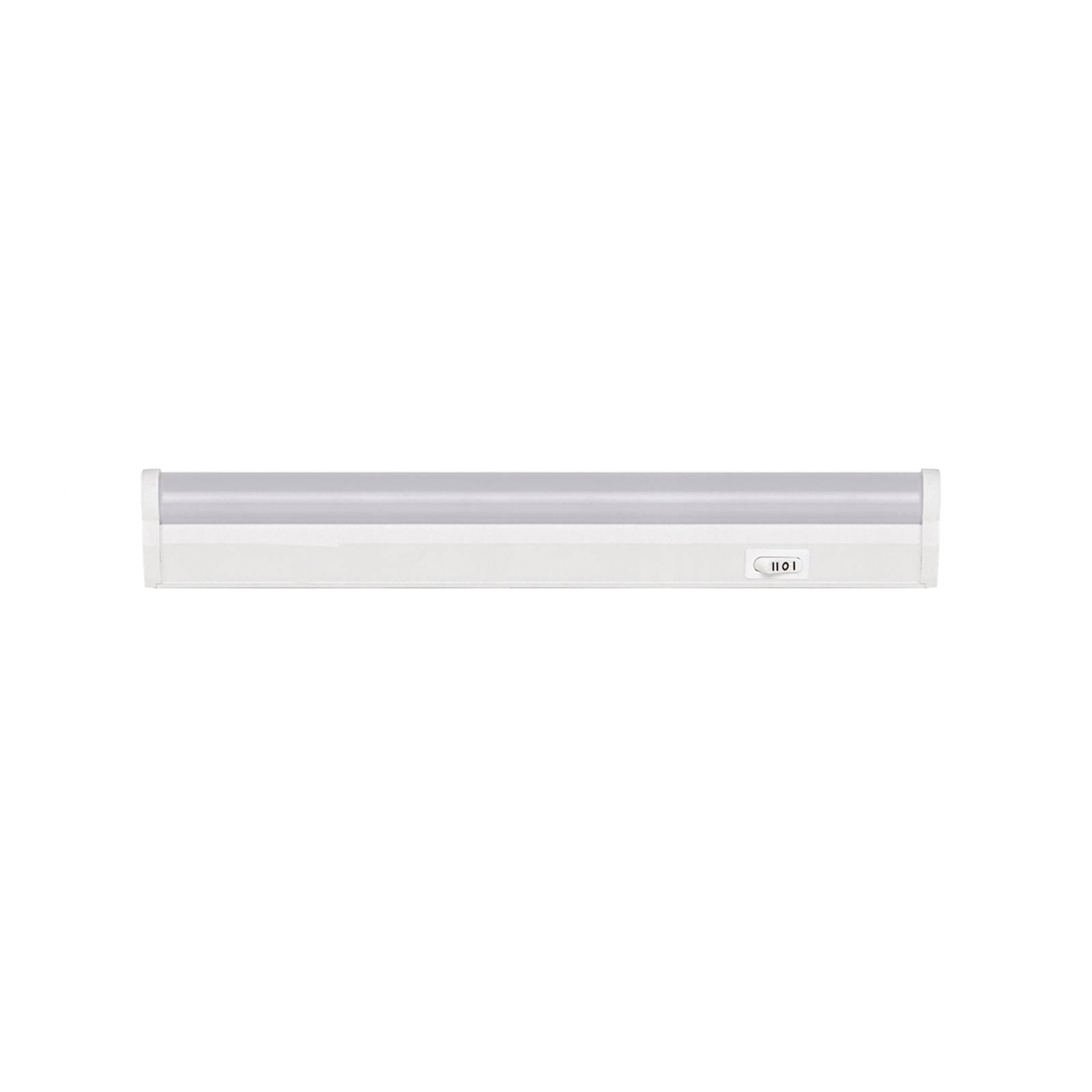 G & L Handels GmbH LED-Lichtleiste 982106200, Länge 54 cm, weiß, 3000/4000K 98210, weiß / opal, für Flurbereich, Aluminium, Unterschrankleuchten