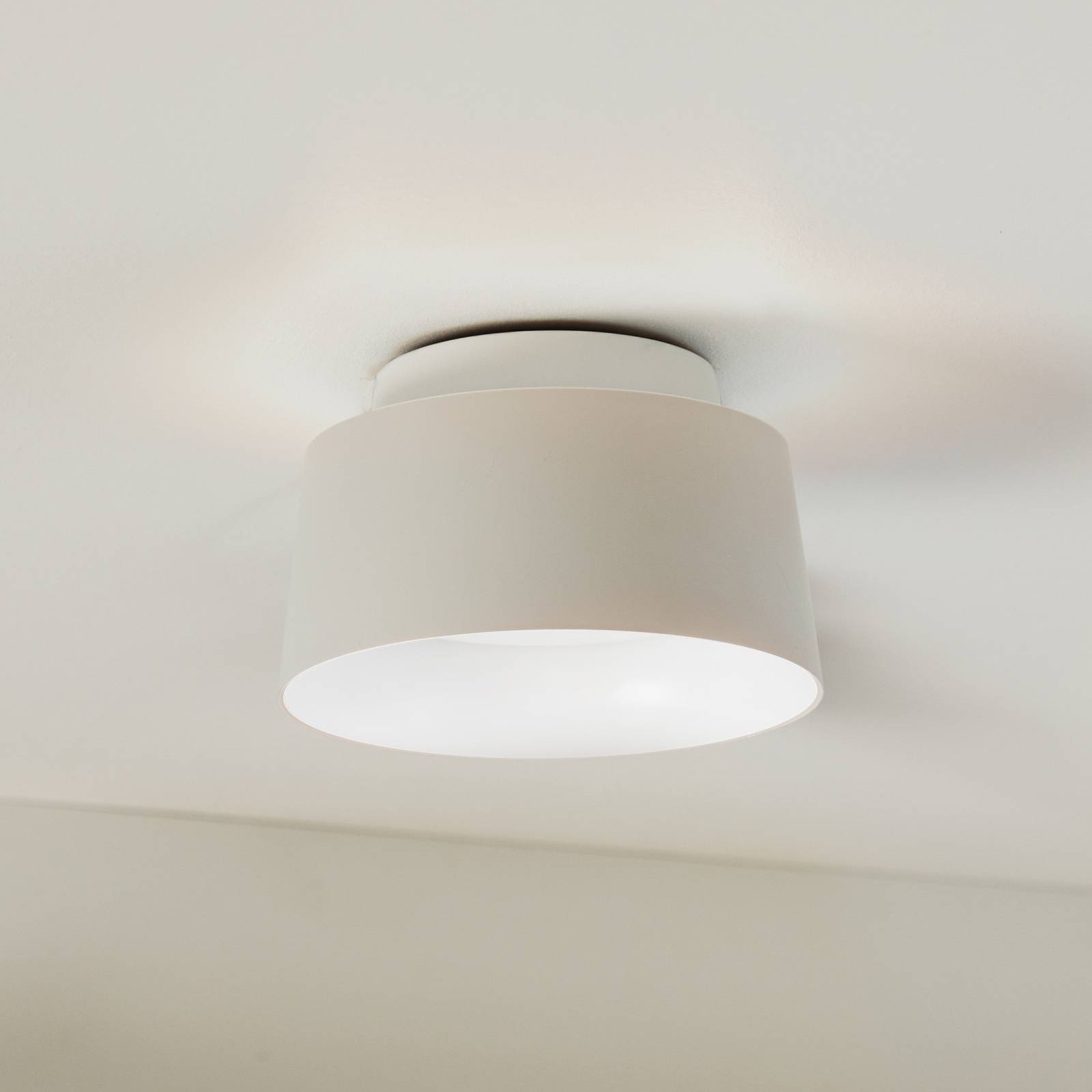 LOOM DESIGN LED Deckenlampe Cookie, dimmbar, weiß / opal, für Wohn- / Esszimmer, Aluminium, Modern, LED Deckenleuchte