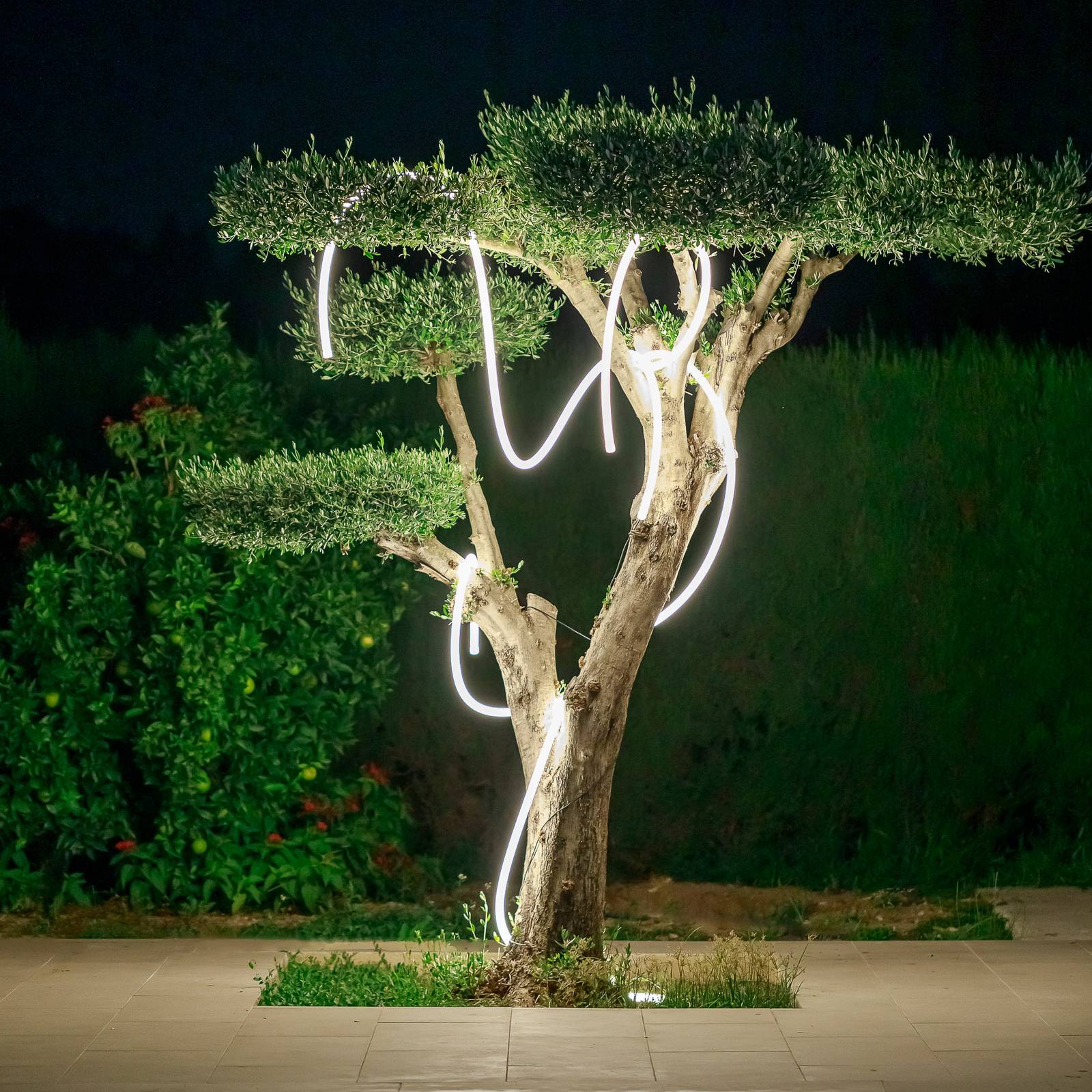 Newgarden LED-Lichtschlauch Neo, 3 m, IP65, 3000 Lumen Neo, weiß / opal, Kunststoff, Modern