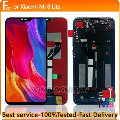 Super TFT Für Xiaomi Mi 8 Lite LCD Touch Screen Digitizer Montage Für XIAOMI MI 8 Lite LCD Ersatzteile